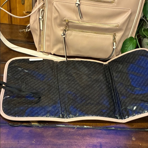 Steve Madden Blush Pink Backpack Diaper Bag (ABBA) - Picture 7 of 16